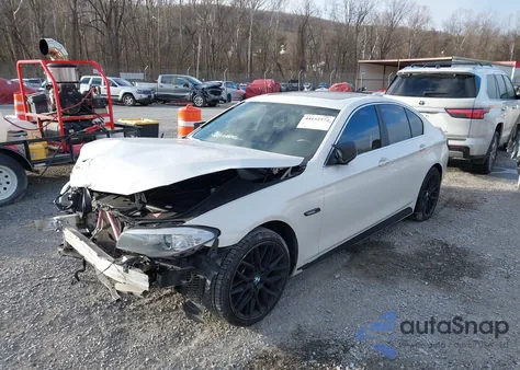 2013 BMW 528I z USA, uszkodzony, nr VIN WBAXG5C54DDY31365